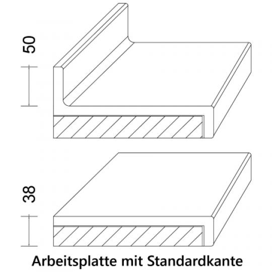 Staron Arbeitsplatte PG A Solid I