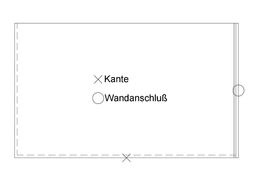Staron Arbeitsplatte PG A Solid I  ohne Trägerplatte