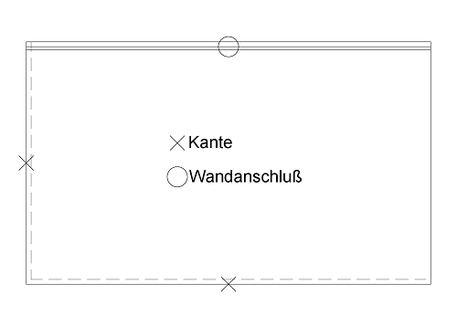 Staron Arbeitsplatte PG A Solid I  ohne Trägerplatte