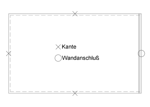 Staron Arbeitsplatte PG A Solid I  ohne Trägerplatte