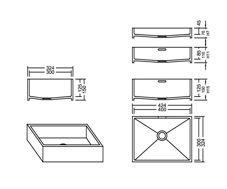 AWE 50_30 Aspen PG D Waschbecken Auf-und Unterbau