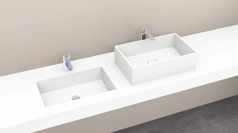 AWE 70_30 Aspen PG D Waschbecken Auf-und Unterbau