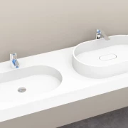 AWL 50_30 Pebble PG D Waschbecken Auf-und Unterbau