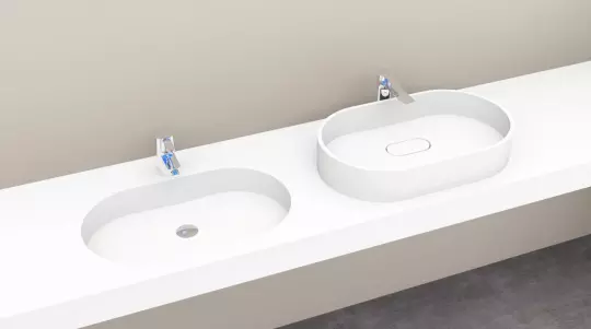 AWL 90_30 Aspen PG D Waschbecken Auf-und Unterbau