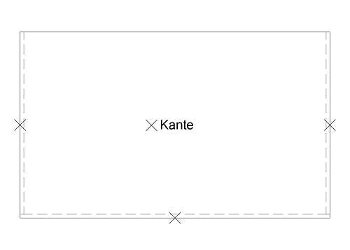 Staron Arbeitsplatte PG D Metallic mit Standardkante