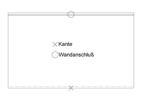 Staron Arbeitsplatte PG C Sanded mit Schwallrandkante