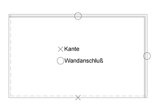 Staron Arbeitsplatte PG C Sanded mit Schwallrandkante