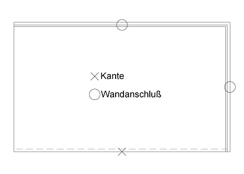 Staron Arbeitsplatte PG C Sanded mit Schwallrandkante