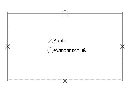 Staron Arbeitsplatte PG C Sanded mit Schwallrandkante