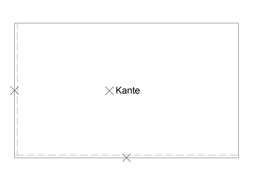 Staron Arbeitsplatte PG A Solid I  mit Standardkante