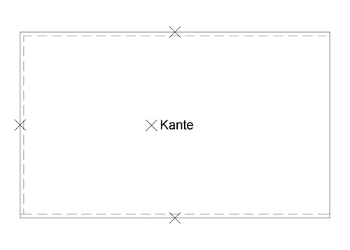 Staron Arbeitsplatte PG A Solid I  mit Standardkante