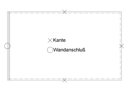 Staron Arbeitsplatte PG A Solid I  mit Standardkante