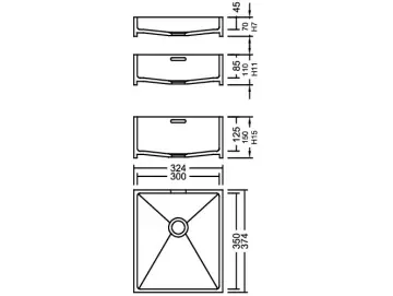 AWE 30_35 Solid Pop PG C Waschbecken Auf-und Unterbau