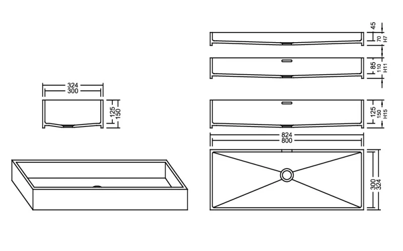AWE 80_30 Aspen PG D Waschbecken Auf-und Unterbau