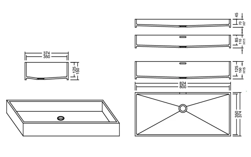 AWE 80_35 Aspen PG D Waschbecken Auf-und Unterbau