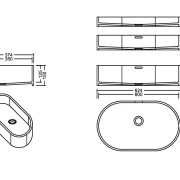 AWL 60_35 Aspen PG D Waschbecken Auf-und Unterbau