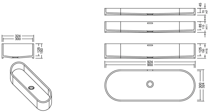 AWL 90_30 Aspen PG D Waschbecken Auf-und Unterbau