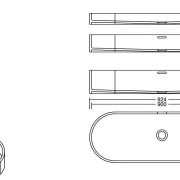 AWL 90_30 Aspen PG D Waschbecken Auf-und Unterbau