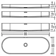 AWL 90_30 Solid Pop PG C Waschbecken Auf-und Unterbau
